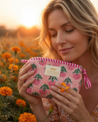 Pink Bush Cosmetics Pouch