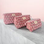 Pinker Kosmetiketui „Maze“