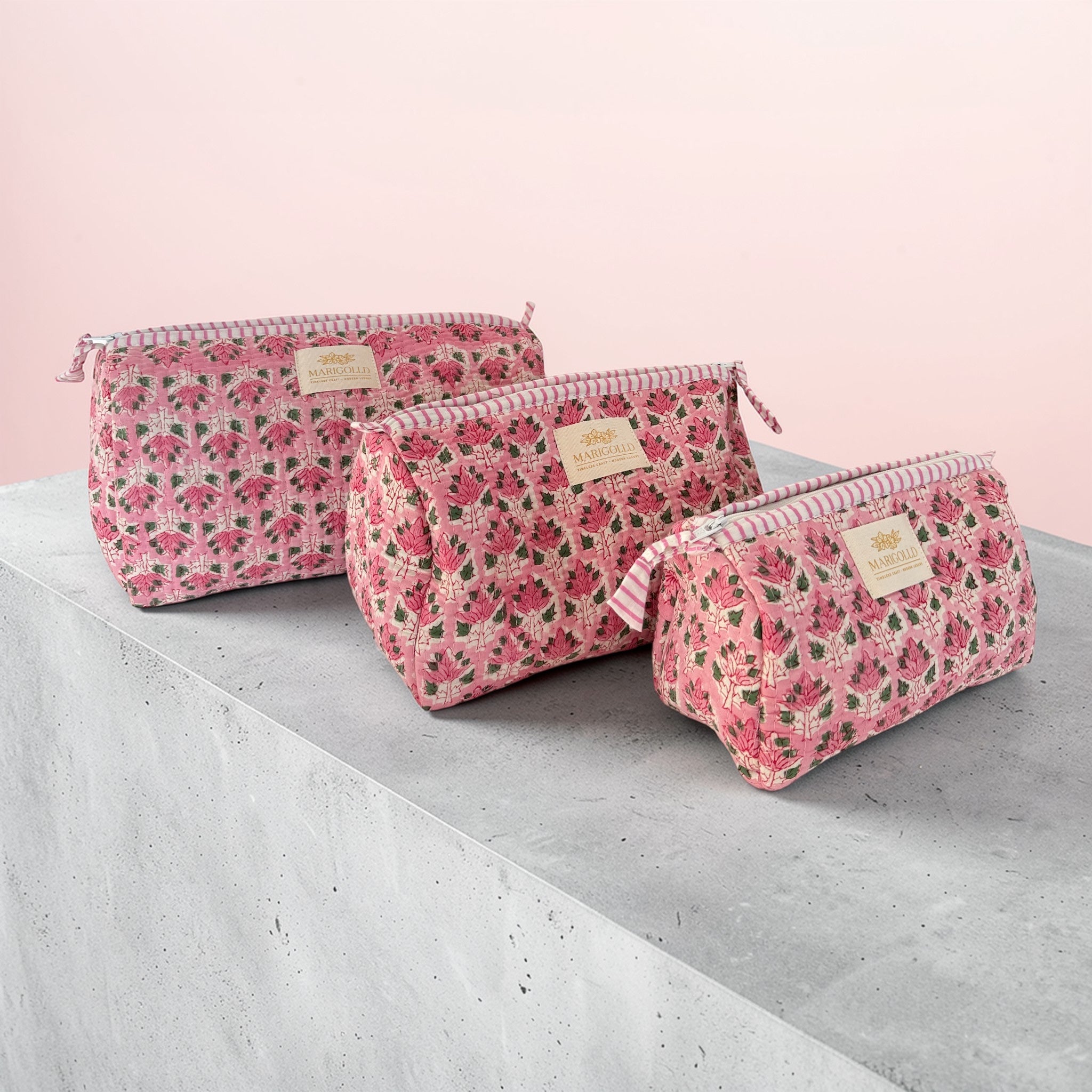 Pink Maze Cosmetic Pouch