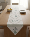 Floral Frame Table Runner