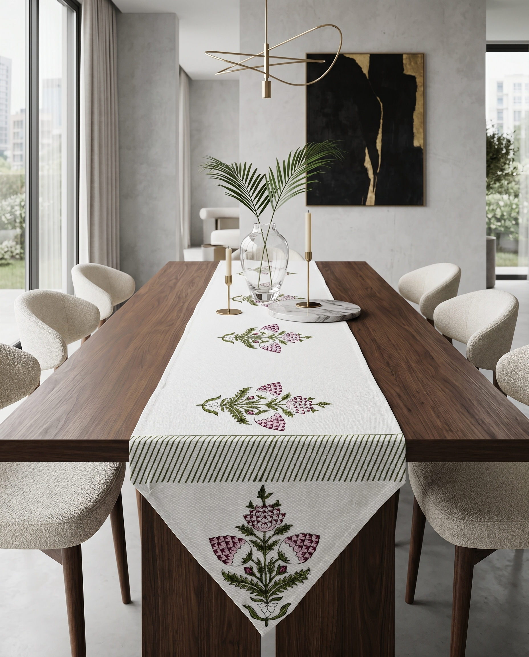 Pink Pine Table Runner