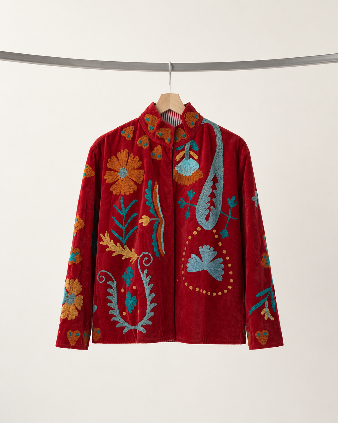 Red Love Velvet Jacket